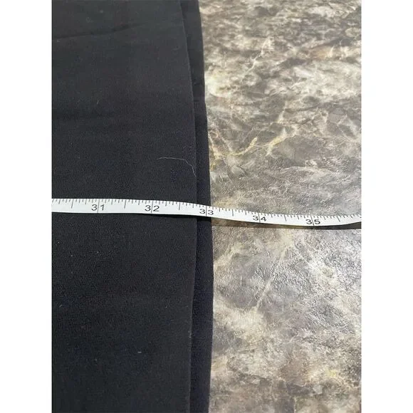 Ann Taylor Petite Black Fit & Flare Dress Beaded Neckline Size 00P - Picture 10 of 14